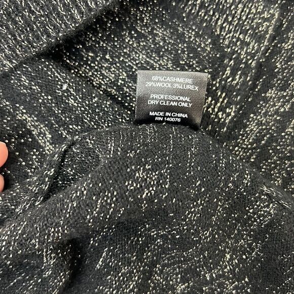 NWT Generation Love Edna Cashmere Blend Sweater Cape Size XS - Picture 9 of 11